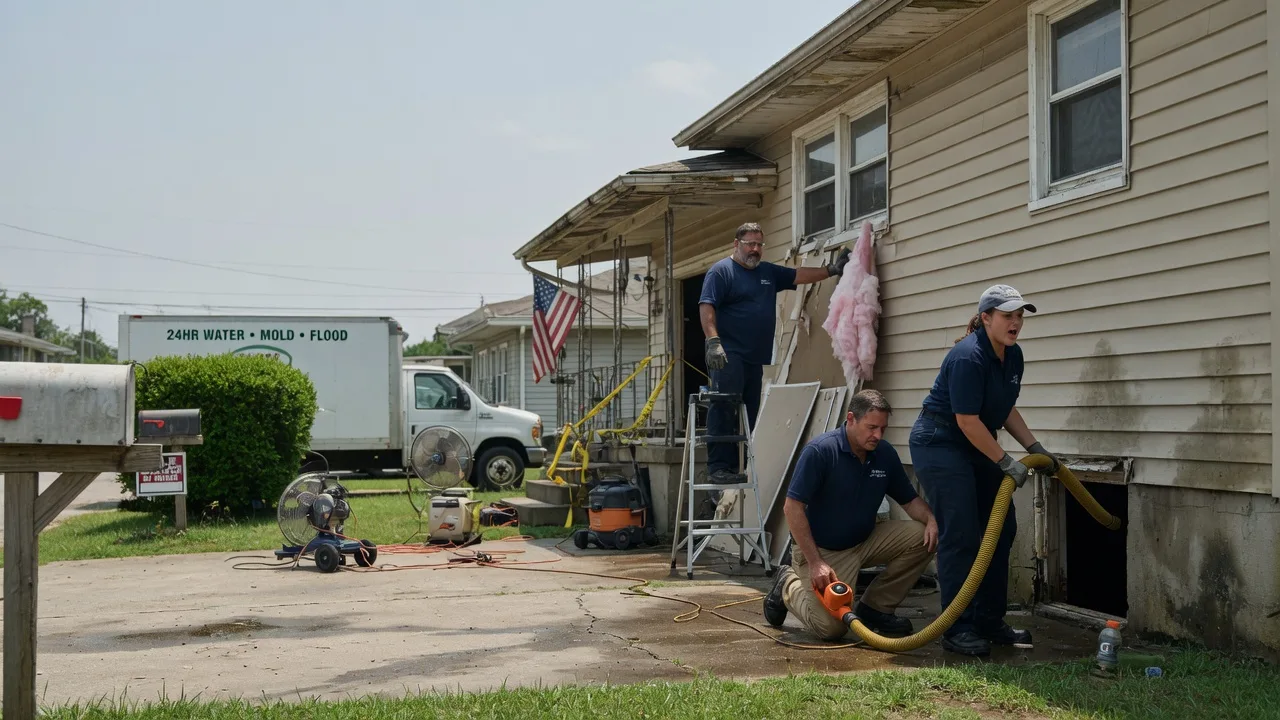 Water Damage Repair in Kopperl, TX near me